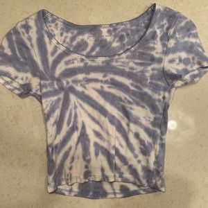 American eagle tie-dye top